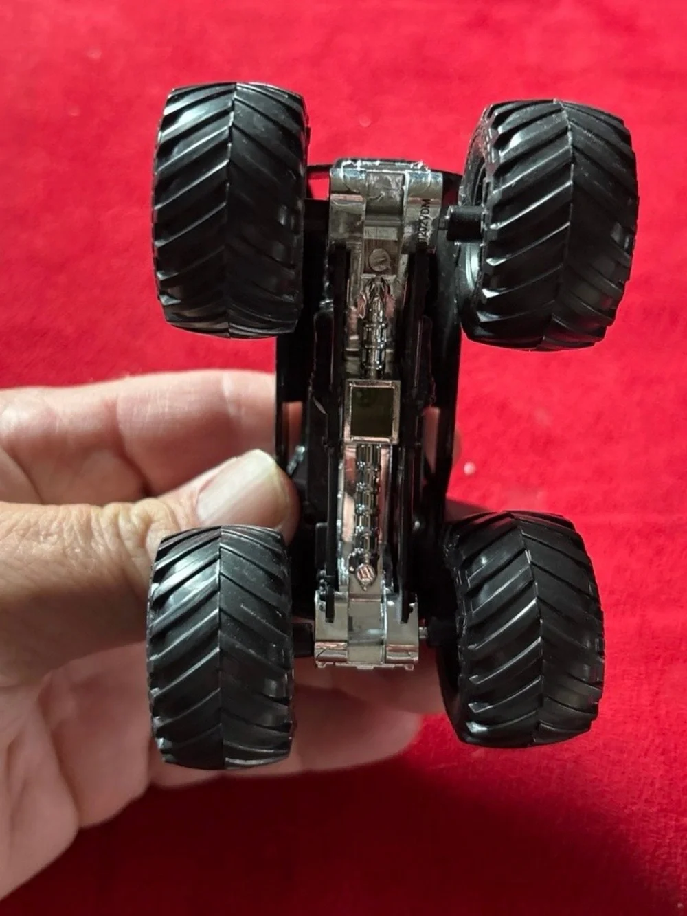 Hot Wheels Monster Jam Truck Mohawk Warrior, Great Clips, Black Rim Variant